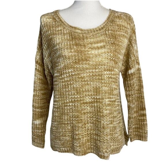 Harlowe & Graham Sweaters - Harlowe & Graham Womens Knit Sweater XS Brown Beige Long Sleeve